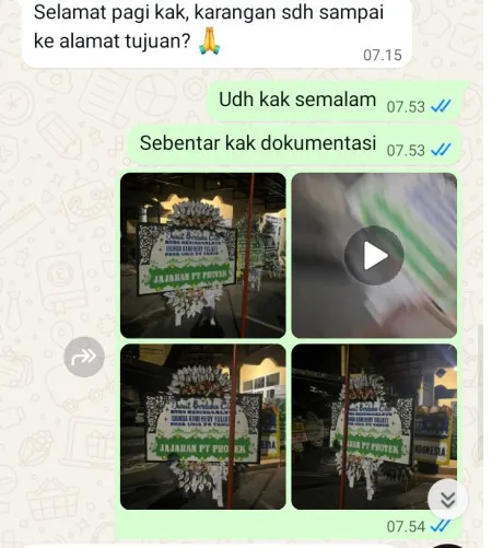 Pengiriman Papan Bunga Selamat Plaza Indonesia