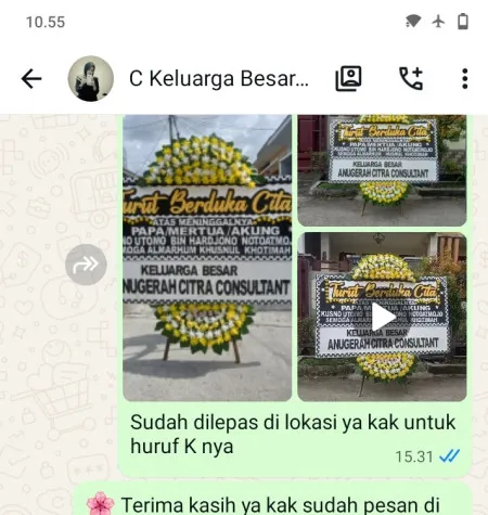 Pengiriman Papan Bunga Duka Plaza Indonesia