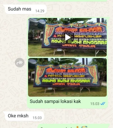 Pengiriman Papan Bunga Plaza Indonesia