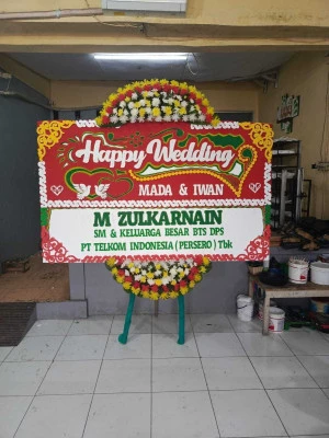 Papan Bunga di Plaza Indonesia