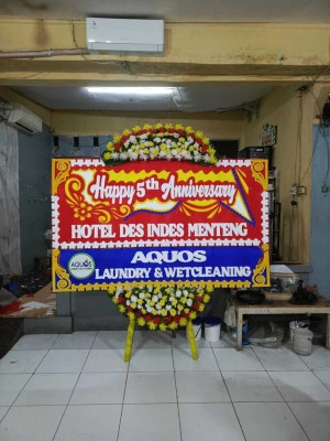 Papan Bunga di Plaza Indonesia