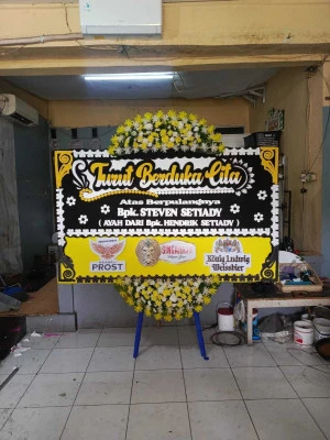 Papan Bunga di Plaza Indonesia