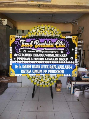 Papan Bunga di Plaza Indonesia